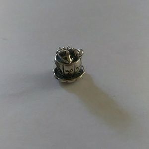 Pandora Be Mine mouse in tea cup charm